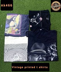 Vintage printed t shirts ak466