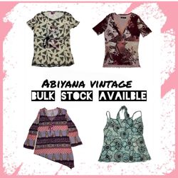 Y2K Sheer Mesh Tops & Boho Blouses - Vintage 90s G..
