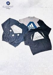 Upcycled Adidas & Mix Branded Sweatshirt - EVR0397
