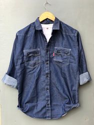 Levis denim Rare Vintage shirt classic blue