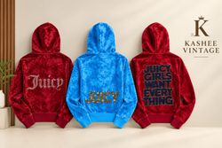 Juicy Couture ベロアジップフーディー