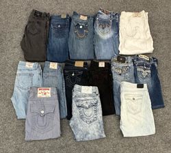 Vintage Rock Revival & Miss Me & True Religion Pan..