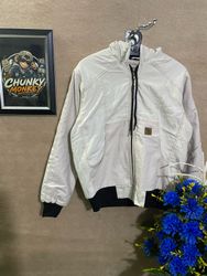 Upcycled Carhartt hooded jacket 🐒