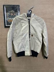 Upcycled Carhartt hooded jacket 🐒