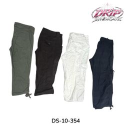 Casual Cargo Capri Pants(DS-10-354)