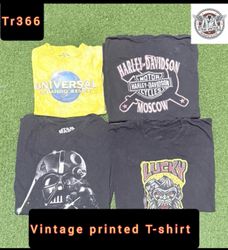 Vintage printed T-shirt Tr 366