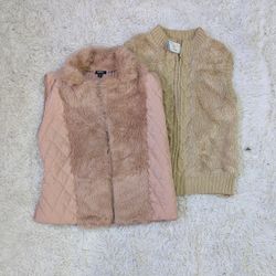 ***Y2K Faux Fur Knitwear – Retro 2000s Fashion Mix