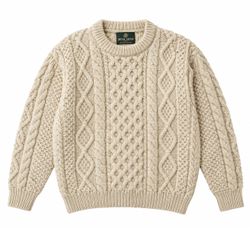 Maglione in lana Aran
