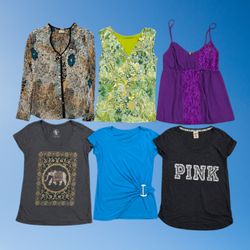 Y2K mixed tops