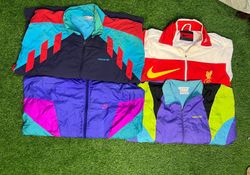Vintage 70’s branded windbreakers