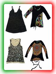 10pcs Vintage Y2K & Boho Printed Tops Bundle – Mix..