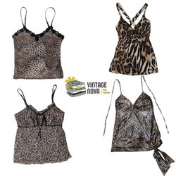 Camisole stampate e mini abito