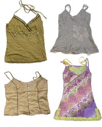 Vintage Y2K Camis & Fairy Tops Mix | 12 PCS Bundle