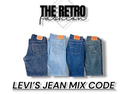 YW-309/ladies levis jean mix code