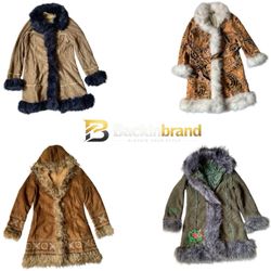 Y2k faux fur suede jacket