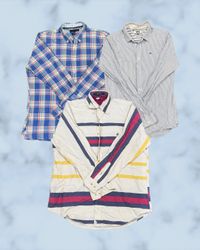 Camisas de Botão Tommy Hilfiger (ZKIT-34)
