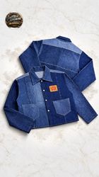 Upcycled Levi's Denim Pocket Jackets