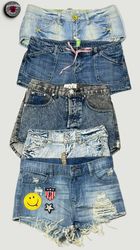 Y2k denim shorts WR2093