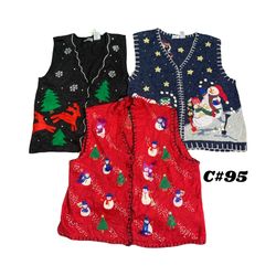 Wholesale Vintage Christmas Sweaters Bundle | 10pc..