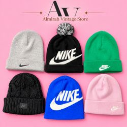 Nike Embroidered Knit Beanies