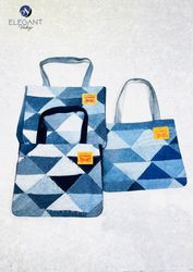 UPCYCLED Levis Patchwork Denim Bag - EVR0360