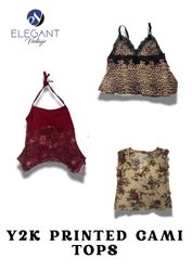 Y2K Printed Cami Tops - EV0015