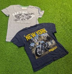 7575 - Vintage Style Half Sleeves T-Shirts