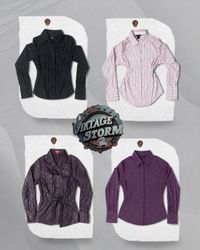 Y2K Grunge Office Blouse