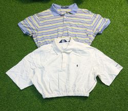 7796 - Ralph Lauren Upcycled Crop Tee