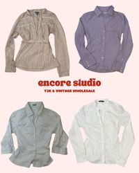 Y2K Corporate Baddie Office Shirts (ES#65)