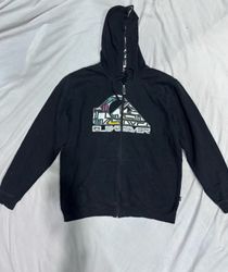 Mix branded hoodie jacket