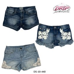 Y2K Denim Mini Shorts (DS-10-440)