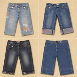 Y2k Denim Capri Collection