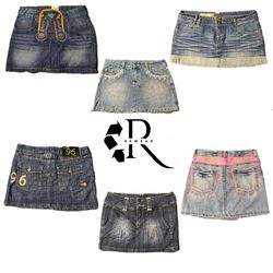 Y2K Denim Mini Skirt