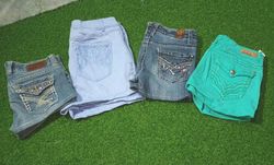 MISS CHIC AND OTHER MIX BRANDS MINI SHORTS (039)
