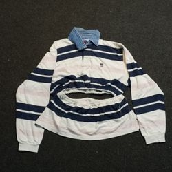 Upcycled Rugby full sleeves Top & Skirts