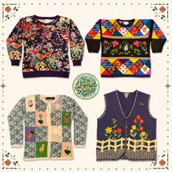 Vintage Heavy Knit Novelty Jumpers Bundle: 10pcs (..