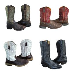 Op vintage 295 Branded cowboy boots