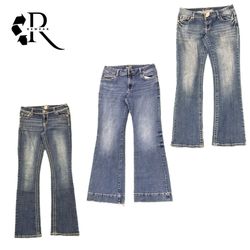 Y2K Unique Girl Denim Flare Bootcut Jeans RW-2639