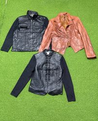Yv1215 Veste en cuir 10P