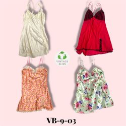 Y2K Vintage Slip Dress Wholesale Bundle – 12 Piece..
