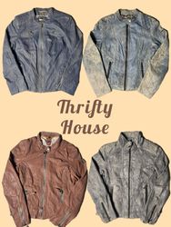Y2K Leather Jacket Obsession(TH/789)