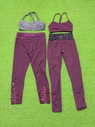 Yv1141 Lululemon Leggings & Sports Bra | Same Size..