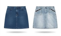 (FV-2456) Jupes en jean mini Y2K