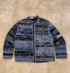 Upcycled Denim Belts Jacket