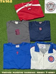 Vintage majestic baseball jersey T-shirt Tr 162