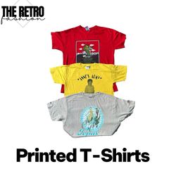 Printed T-Shirts.       #319
