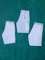 Upcycled Double Knee Denim Shorts