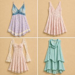Y2k Dreamy FairyCore Dresses