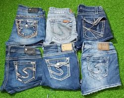 SHORTS MINI MICRO ARGENT FEMME ( C 374)